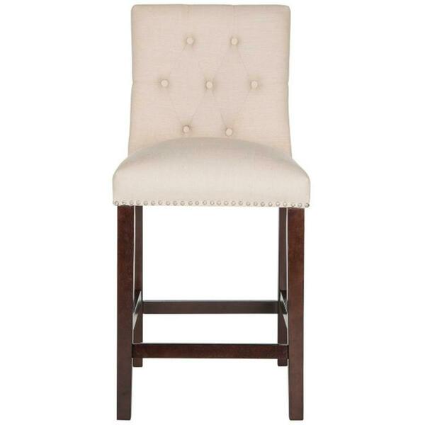 Safavieh Norah Counterstool- Beige - 40 x 20 x 19 in. FOX6209A-SET2